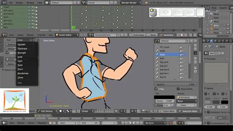 review blender  grease pencil  cutout animation youtube