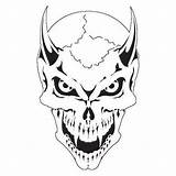 Stencil Skull Stencils Airbrush Head Skeleton Tattoo Totenkopf Template Skulls Vampire Tattoos Evil Designs Patterns Scream Templates Drawing Popscreen Transparent sketch template
