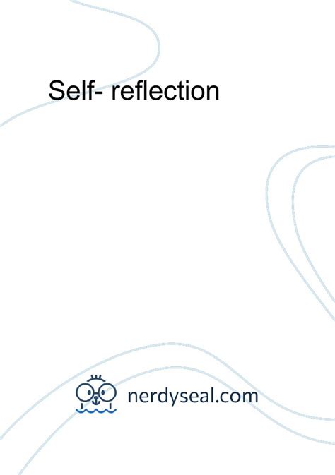 reflection  words nerdyseal