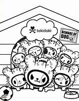 Tokidoki Coloring Pages Pags Beasts Thorny Donutella Cute Character Popular Book Library Xcolorings Printable Choose Board Coloringhome sketch template