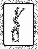Mandala Gymnast Mandalas Patterns sketch template