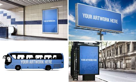 City Advertising Mockup Templates Pack By Go Media