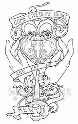 Coloring Tattoo Pages Adult Printable Drawings Claddagh Quote Old Colouring School Dessin Heart Designs Quotes Books Book Lindsey Visit Choose sketch template
