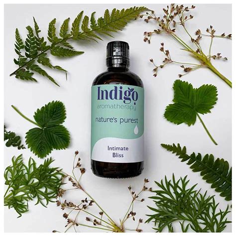 intimate bliss massage oil blend by indigo herbs