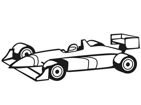 race car color pages printable