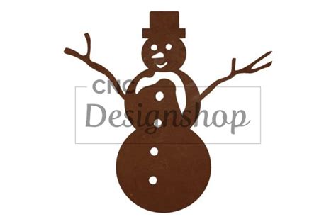 happy snowman dxf file for cnc