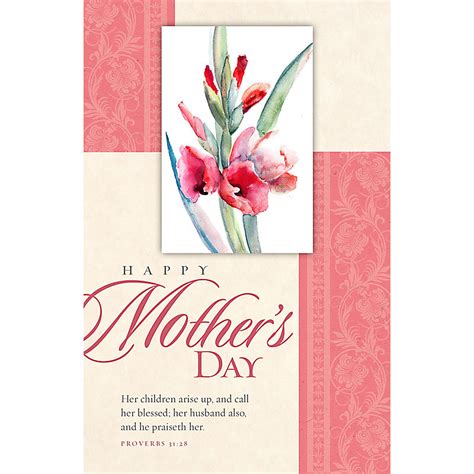 Happy Mother S Day 2018 Bulletin Pkg 100 Mother S Day Lifeway