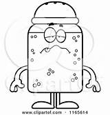Shaker Mascot Salt Sick Clipart Cartoon Thoman Cory Vector Outlined Coloring Royalty Surprised 2021 sketch template