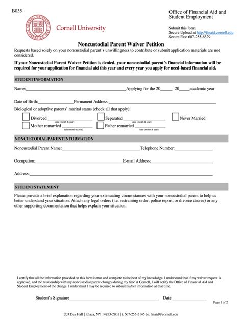 custodial parent form fill   sign printable  template