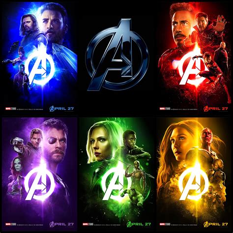 avengers  poster  shown    color options including black  white