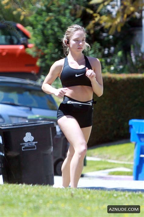 sydney sweeney was photographed while jogging in los angeles aznude