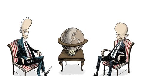 editorial cartoons  june   biden putin summit infrastructure talks juneteenth