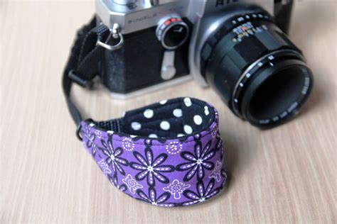 place  buy  sell   handmade camera strap neck strap purple