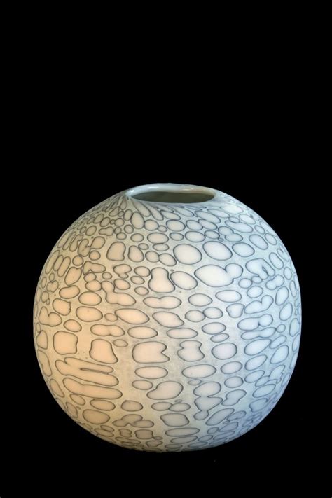 Pebble Boulder Roll Up By Bob Leatherbarrow Blown Glass Art Fused