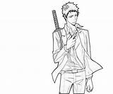 Yamamoto Takeshi Weapon Coloring Pages Sword Another sketch template