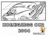 Cars Pages Car Coloring Koenigsegg Yescoloring Race Super Sports Ccr sketch template