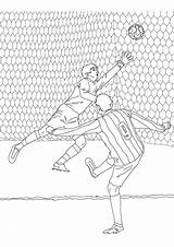 Soccer Scoring Gol Colorear Marcar Loudlyeccentric sketch template