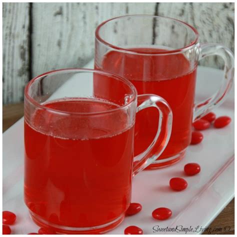 Hot Spiced Cider With Red Hots