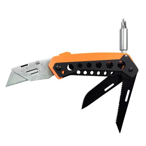 utility blade equipped  edc  multi hand tool knife  utility knife tek speed