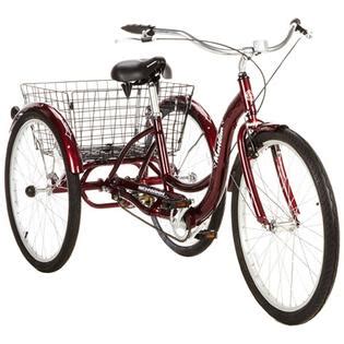 adult tricycle schwinn  wheel commuting bike trike   speed easy