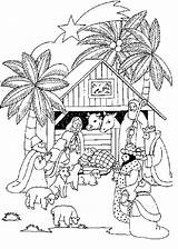 Sauvage27 Nativity Vedi sketch template