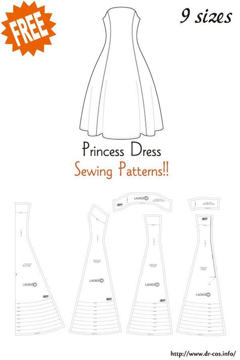 princess dress  sewing patterns dress sewing patterns diy sewing