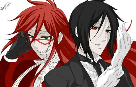 Black Butler Sebastian And Grell By Chaotic Flames On
