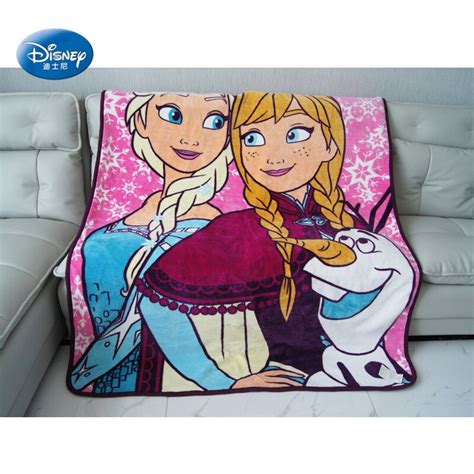 Disney Frozen Elsa Magical Sister Women Raschel Cozy Blanket Cartoon