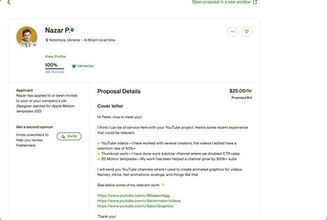 sample cover letter  upwork