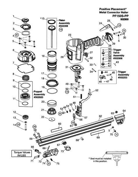 paslode impulse framing nailer schematic