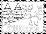 Carnival Coloring Animals sketch template