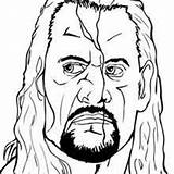 Colorir Triple Lutador Undertaker Hellokids Wrestler sketch template