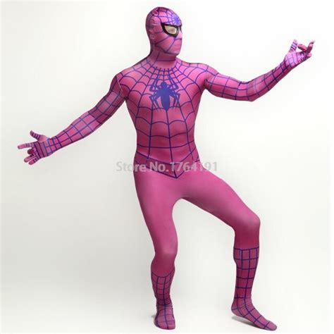 high quality 3d printing lycra spandex spider man cosplay costumes