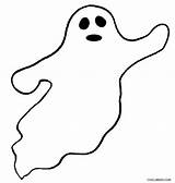 Ghost Coloring Pages Kids Printable Ghosts Simple Halloween Colouring Outline Printables Template Children Pattern Cutouts Decorations Decoration Cool2bkids Sheets Haunted sketch template