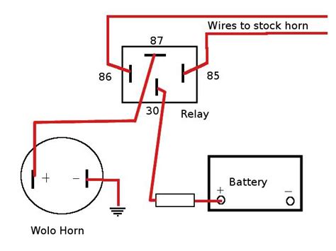 motorcycle horn relay wiring diagram wiring view  schematics diagram  xxx hot girl