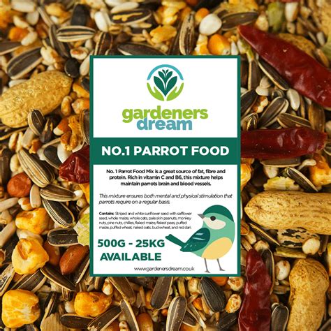 gardeners dream parrot food kg kg  uk delivery