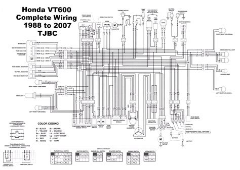 honda shadow motorcycle wiring diagram