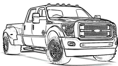 ford   truck pages coloring pages
