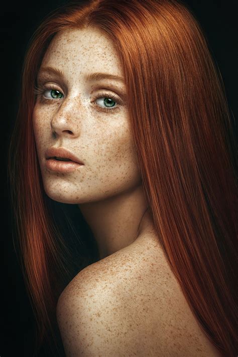 beautiful freckles red haired beauty beautiful red hair