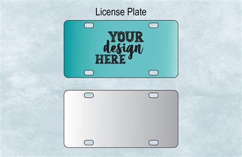 license plate blank template number plate label personalize etsy