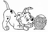 Pages Coloring Easter Princess Dalmatians Dalmations Puppies Getcolorings Getdrawings Egg Disney Color Colorings Cute sketch template