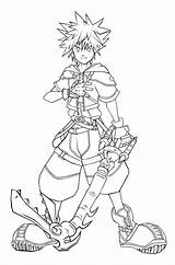 Kingdom Hearts Coloring Pages Print Printable Kids Bestcoloringpagesforkids King sketch template