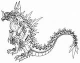 Godzilla Coloring Pages Space Gigan Print Coloring4free Worm Printable Scatha Spacegodzilla Getcolorings Vs Color Getdrawings Monster Sh Deviantart Colorings sketch template