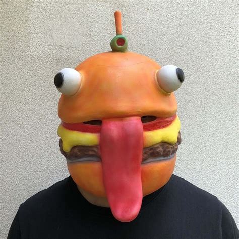 game battle royale beef boss mask cosplay durr burger masks adult latex
