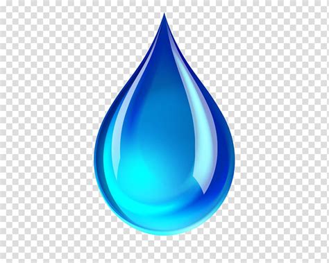 drop water delicate blue water droplets transparent background png