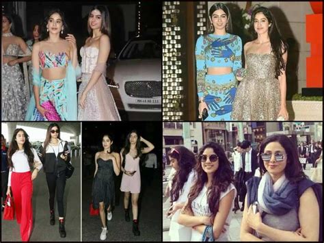 photos janhvi kapoor and khushi kapoor s candid pictures hot and sexy