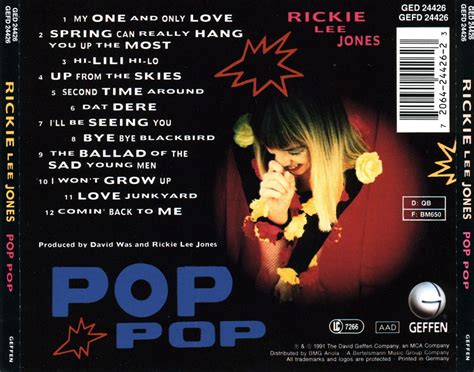 Rickie Lee Jones Official Website Pop Pop