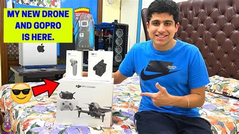 drone  gopro   unboxing time youtube