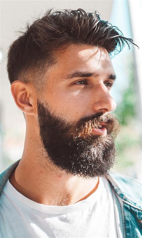 beard moustache fade haircut combination guide