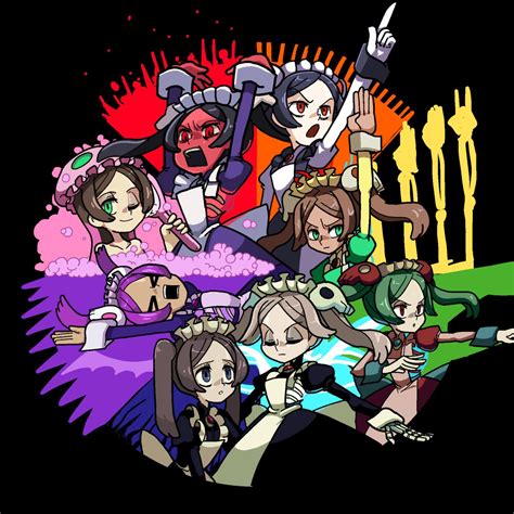 skullgirls  twitter rt atkuroirozuki rainbow circle skullgirls